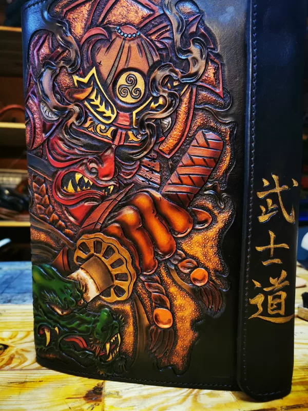 Japanese style samurai Bushido portfolio