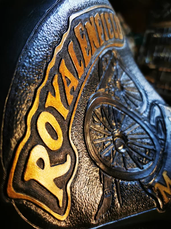 custom solo seat for a vintage bobber
