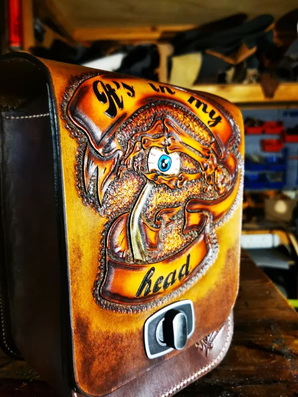 Motorcycle side bag